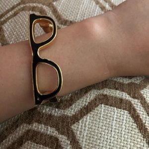 Kate Spade Black Goreski Glasses Bangle